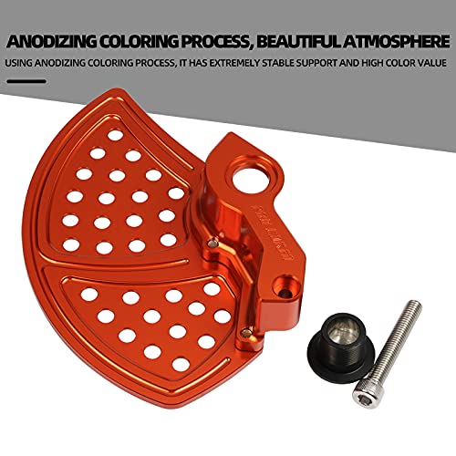 Protectora Disco Freno Delantero Protector de protección de freno delantero Protector de protección para KTM ECC SXF 125 250 300 350 450 525 530 400 85 2014-2020 2019 2018 2017 Naranja de plata negra