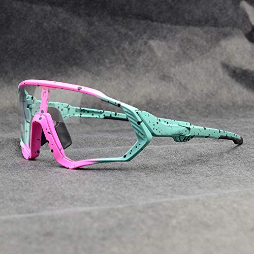 PSHKJ Gafas fotocromáticas Gafas de sol de ciclismo Hombres mujeres Deporte Mtb Mountain Bike Glasses-01