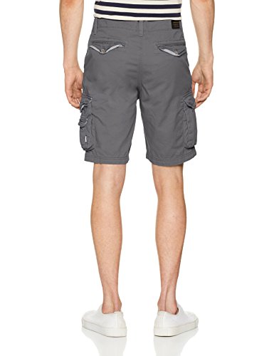 Quiksilver CRUCIALBATTLESH M WKST KZE0 Pantalones Cortos, Hombre, Gris (Quiet Shade-Solid), 32