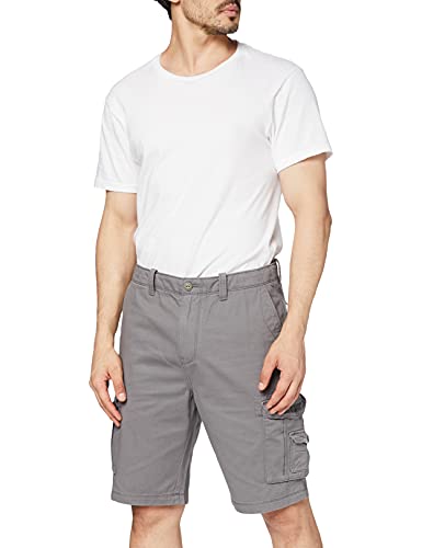 Quiksilver CRUCIALBATTLESH M WKST KZE0 Pantalones Cortos, Hombre, Gris (Quiet Shade-Solid), 32