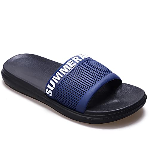 R-ISLAND Chanclas de goma para hombre, zapatos de playa, zapatillas de baño, chanclas de hombre de goma para adult de verano