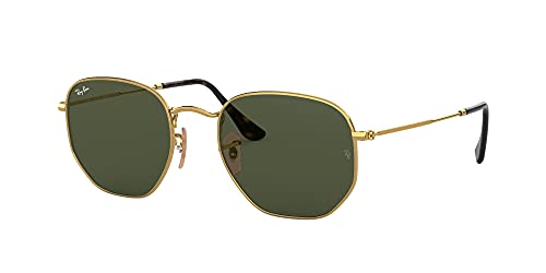 Ray-Ban Hexagonal Flat Lenses Gafas de Sol, Oro (Gold), 51 para Hombre