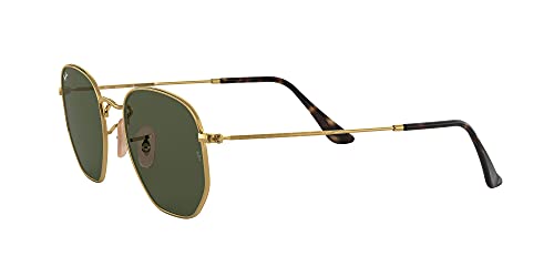 Ray-Ban Hexagonal Flat Lenses Gafas de Sol, Oro (Gold), 51 para Hombre