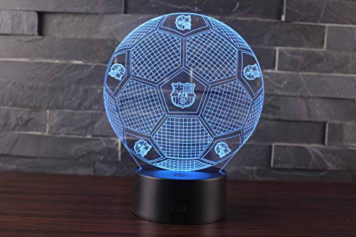 Ray-Velocity 3D Lámpara de Escritorio Mesa 7 cambiar el color botón táctil de escritorio del USB LED lámpara de tabla ligera para el Hogar Decoración Niños