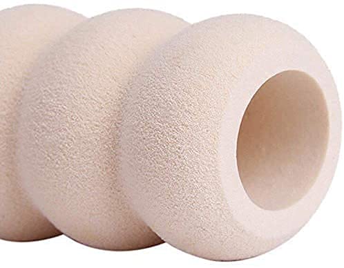 Reccisokz Protector de manija de puerta, 10 unidades, de espuma suave, para niños, color beige