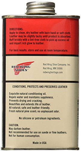 Red Wing All Natural Boot Oil 237ml