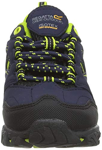 Regatta Holcombe Low Jnr, Walking Shoe Unisex-Child, (Nvyblz/Lmpch 445), 12 EU