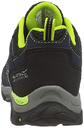 Regatta Holcombe Low Jnr, Walking Shoe Unisex-Child, (Nvyblz/Lmpch 445), 12 EU