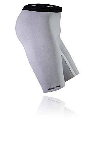 Rehband QD Thermal Shorts Pantalones térmicos, Unisex Adulto, Blanco, Extra-Small