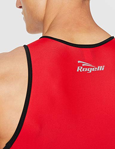 Rogelli Triathlonanzug Florida - Traje de baño para competición para Hombre, Color Negro, Talla S