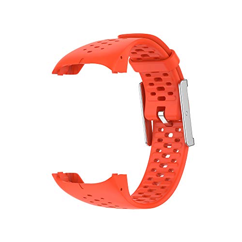 RongYooo WIIKAI Compatible con Polar M400/M430 Correas para Relojes, Correa de Pulsera de Reemplazo.(Naranja)