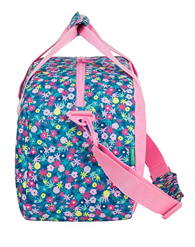 Safta Bolsa de Deporte de Benetton Blooming, 500x260x200mm, rosa/multicolor, M (M611)