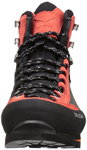 Salewa MS Crow Gore-TEX Botas de Senderismo, Black/Papavero, 43 EU