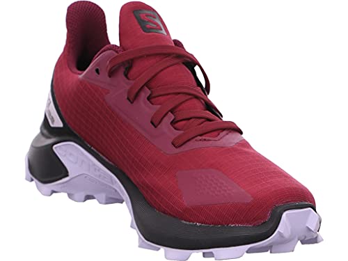 Salomon Alphacross Blast Climasalomon Waterproof (impermeable) unisex-niños Zapatos de trail running, Violeta (Plum Caspia/Black/Purple Heather), 37 EU