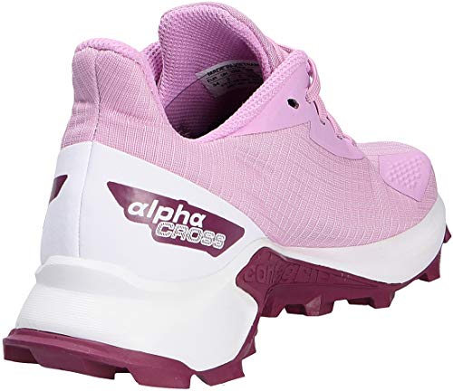 Salomon Alphacross Blast Junior unisex-niños Zapatos de trail running, Blanco (Orchid/White/Plum Caspia), 37 EU