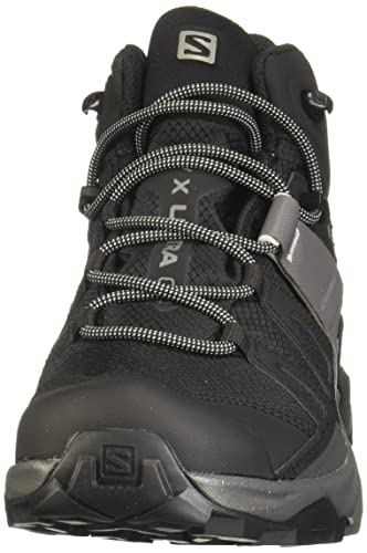 SALOMON X Ultra 4 Mid GTX, Zapatillas de Senderismo Hombre, Black/Magnet/Pearl Blue, 43 1/3 EU