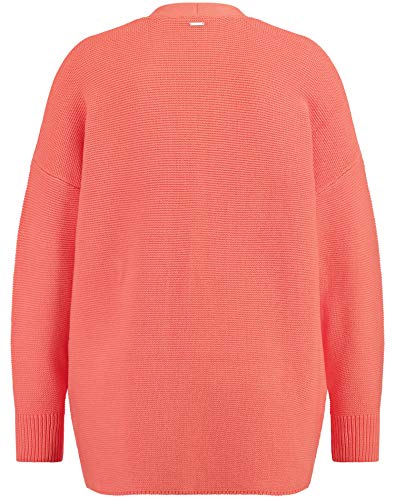 Samoon Jacke Strick Chaqueta, Fusion Coral, 56 para Mujer