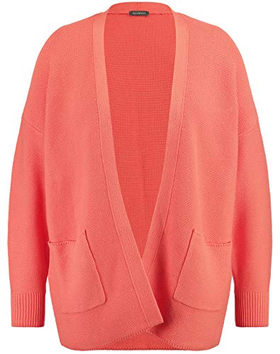 Samoon Jacke Strick Chaqueta, Fusion Coral, 56 para Mujer