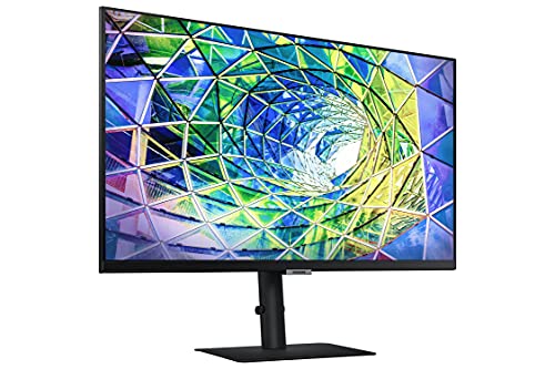 Samsung LS27A800UJUXEN - Monitor Profesional de 27" 4K UHD (3,840 x 2,160, Panel IPS), HDR10, 5ms, Flicker Free, Ajustable en Altura, inclinación, Giro y pivote, HDR10 & USB C, Plano