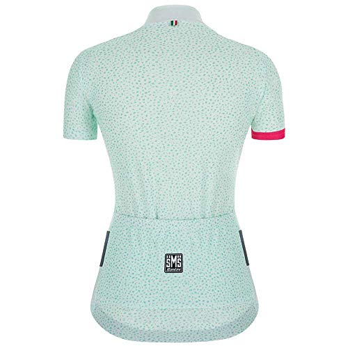 Santini Giada Hip Jersey Short Sleve, Dewy Green, XL