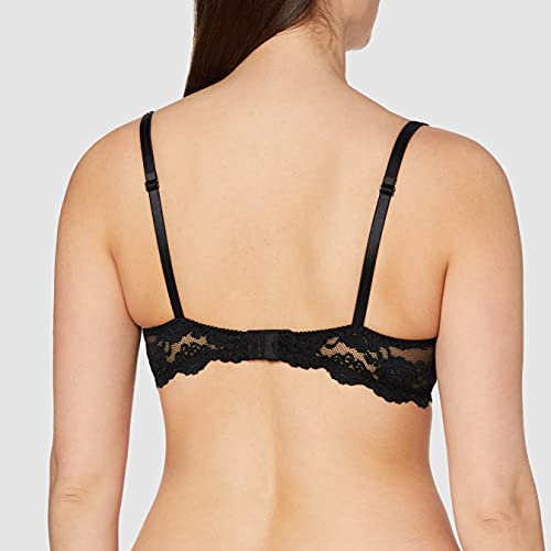 Sassa Bügel-BH Sujetador, Schwarz (Schwarz 00500), Talla Alemana: 80B (Herstellergröße:80B) para Mujer