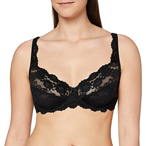 Sassa Bügel-BH Sujetador, Schwarz (Schwarz 00500), Talla Alemana: 80B (Herstellergröße:80B) para Mujer