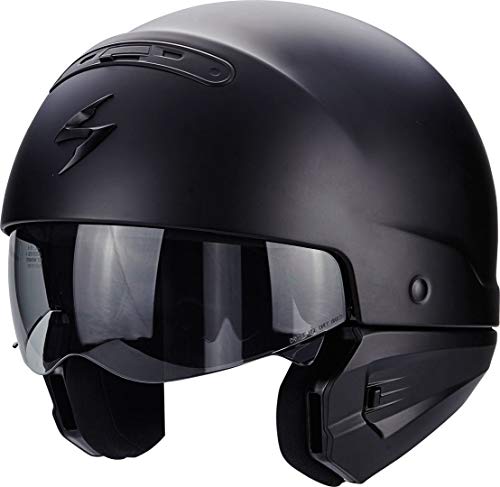 SCORPION Casco Moto exo-combat, Matt black, negro, M