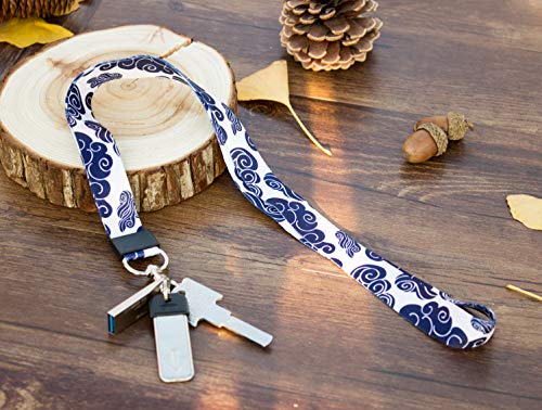 SENLLY Llavero Correa para Cuello Cordón Cuerda Neck Lanyard Strap, para el key, Keychain Teléfono Móvil, USB, Llaves, Nombre Tag, Tarjetas de Identificación