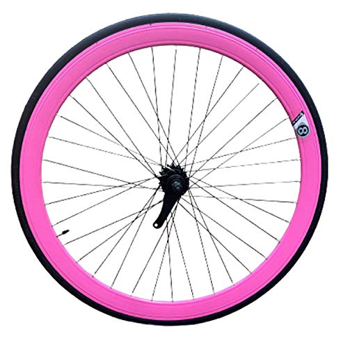 Set Ruedas Fixie 700 contrapedal (Rosa)