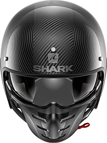 SHARK NC Casco per Moto, Hombre, Negro, L