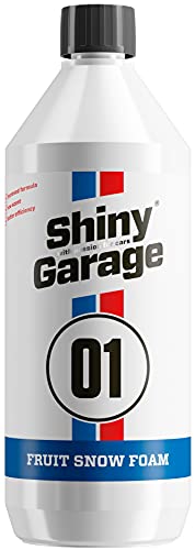 Shiny Garage Active Snow Foam 1000ml - Espuma de limpieza activa para el cuidado del coche, producto químico para limpieza de coches, caravanas y motocicletas (espuma activa blanca)