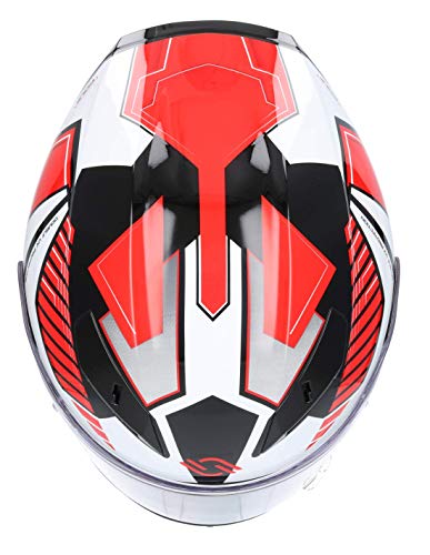 Shiro CASCO INTEGRAL MODELO SH 870 POLE HOMOLOGADO CASCO PARA ADULTO COLOR ROJO M