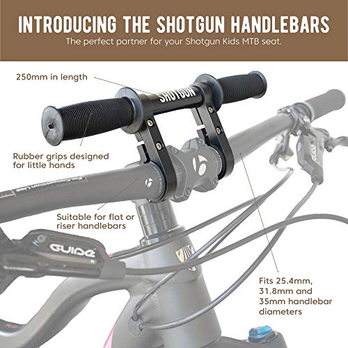 SHOTGUN Handlebar Accessory, Bebés Unisex, Negro, ESTANDAR