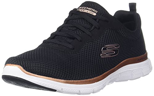 Skechers Flex Appeal 4.0 Brilliant View, Zapatillas Mujer, Negro, 39 EU