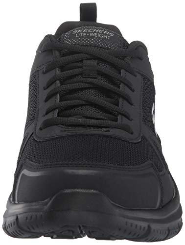 Skechers Track-scloric 52631-bbk, Zapatillas Hombre, Negro (Black 52631/Bbk), 45 EU