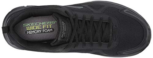 Skechers Track-scloric 52631-bbk, Zapatillas Hombre, Negro (Black 52631/Bbk), 45 EU