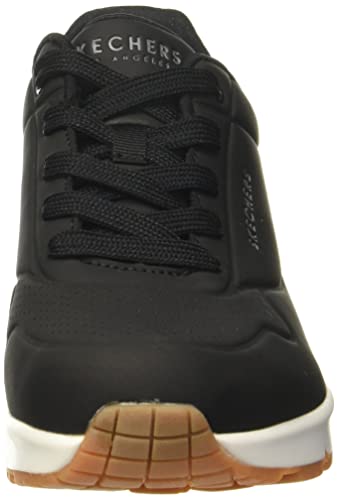 Skechers Uno- Stand On Air, Zapatillas Mujer, Negro (BLK Black Durabuck), 36.5 EU