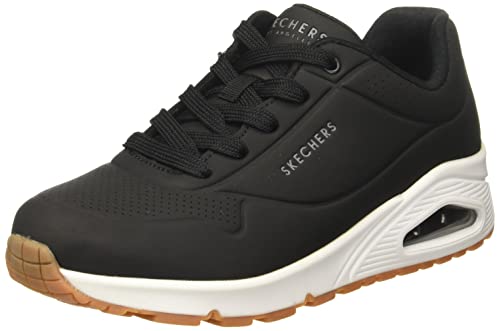 Skechers Uno- Stand On Air, Zapatillas Mujer, Negro (BLK Black Durabuck), 36.5 EU