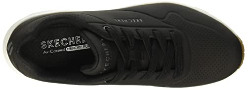 Skechers Uno- Stand On Air, Zapatillas Mujer, Negro (BLK Black Durabuck), 36.5 EU