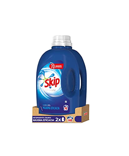 Skip Ultimate Triple Poder Detergente Líquido Máxima Eficacia 70 Lavados - Pack de 2