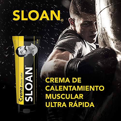 SLOAN Crema De Efecto Calor Para Músculos Y Ligamentos, Negro, 75 ml