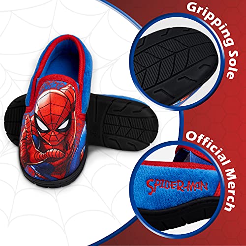 Spiderman Zapatillas Casa Niño, Zapatillas Niño con Suela Antideslizante, Merchandising Oficial Regalos para Niños (Rojo, 33 EU, numeric_33)