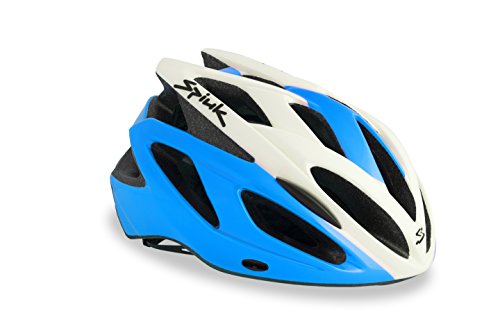 Spiuk Tamera Lite Casco, Unisex Adulto, Azul/Blanco, (M-L) 58-62