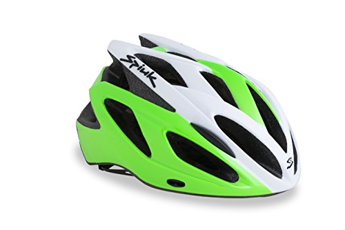 Spiuk Tamera Lite Casco, Unisex Adulto, Verde/Blanco, (S/M) 52-58