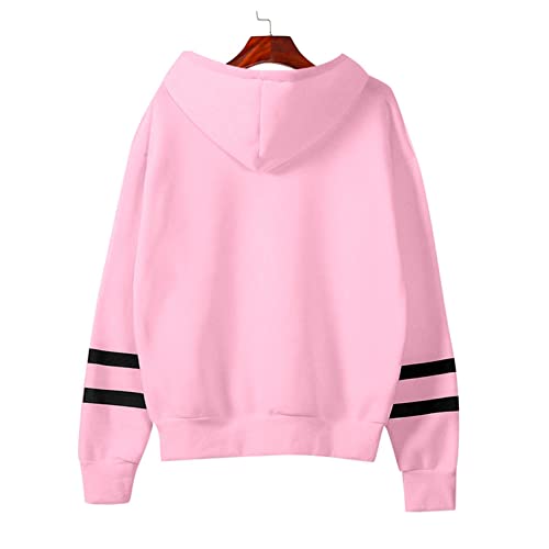 Suéter de Navidad Mujer Invierno Jerséis de Estampado Reno Cuello Redondo Jersey Navideño Regalo de Año Nuevo Ropa Navidena Mujer Divertida y Adorable Hoody y Sudadera con Capucha de Manga Larga