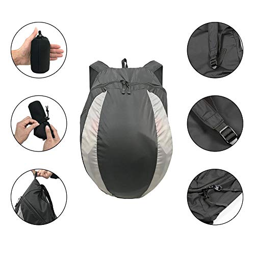 sunflowerany 28L Mochila Moto Bolsa De Casco De Motocicleta Casco De Equitación Mochila Casco Integral Mochila Nylon Portátil Bolsa De Almacenamiento Ligera para Motocicleta Deporte Senderismo