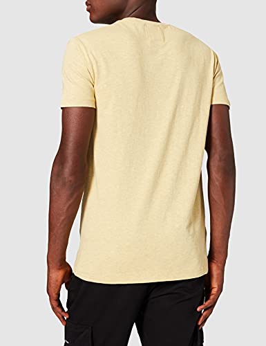 Superdry M1011012a La Beach Surf tee, Amarillo Claro, XL para Hombre