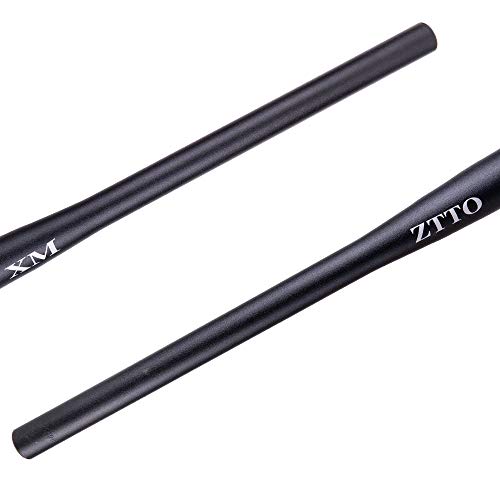 SZMYLED Manillar de bicicleta MTB negro de 31,8 x 720 mm/780 mm de aleación de aluminio barra plana recta gruesa tubo ligero para bicicleta de carretera bicicleta de montaña 31,8 x 720 mm