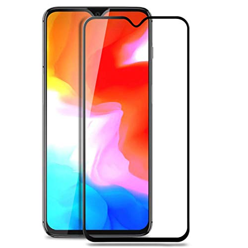 TenYll [2 Paquete] OnePlus 6T McLaren Protector de Pantalla [0.26mm, 2.5D] Dureza 9H [Fácil instalación] [HD Clear] Cristal Vidrio Templado Glass Premium para OnePlus 6T McLaren -Negro