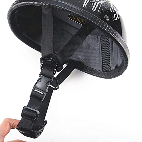 TKYDM Gorro Retro de Medio Casco de Motocicleta, Casco de Motocicleta de Estilo alemán Vintage, Gorro de Calavera para Hombres y Mujeres, Aprobado por ECE, Casco de Bicicleta de Media Cara p